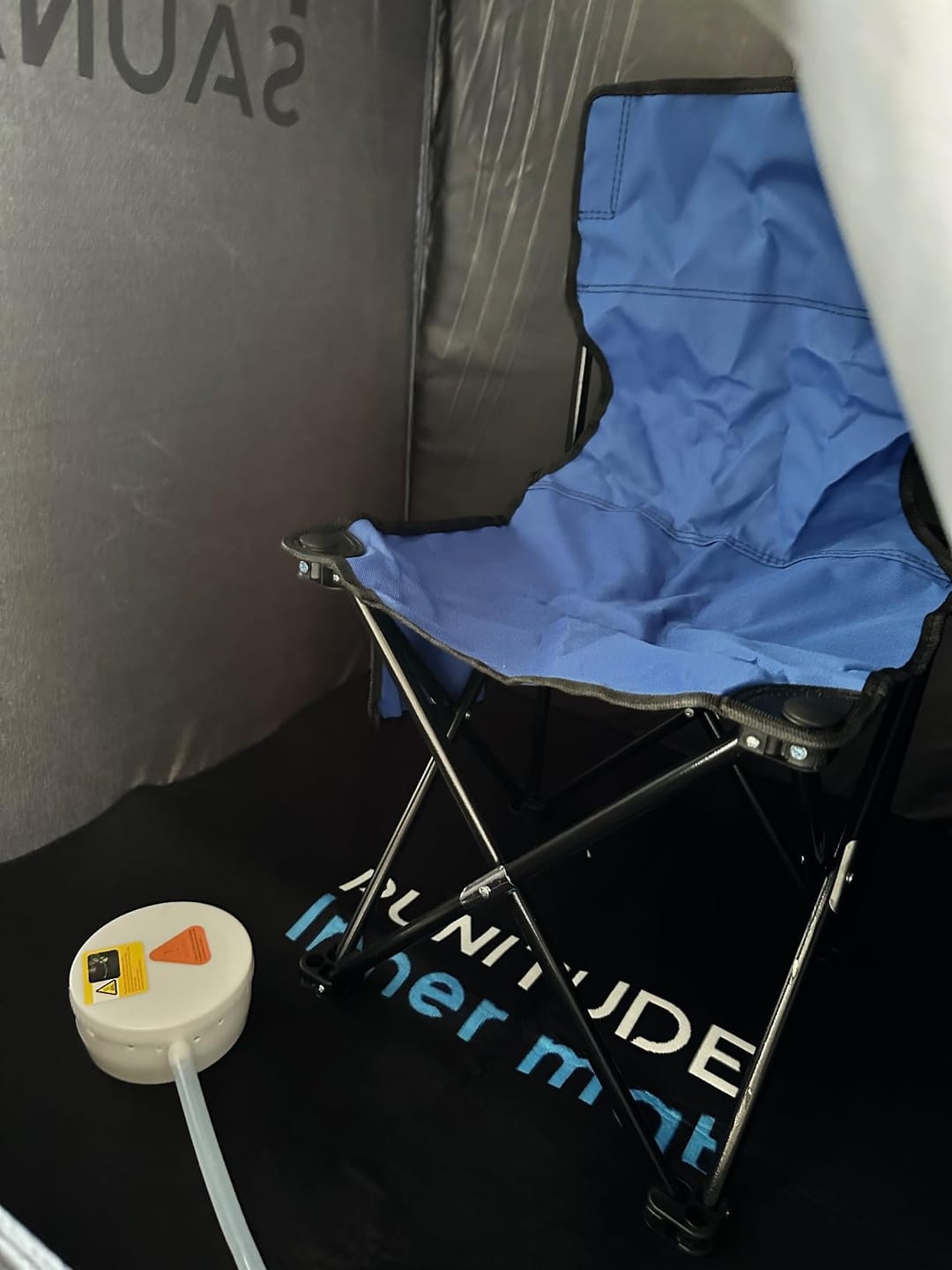 Customer photo review of Runitude Portable Sauna Tent