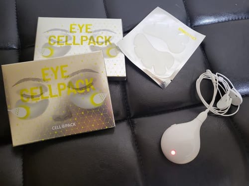 Customer photo review of 微電流蛋白機+專用撫紋眼膜