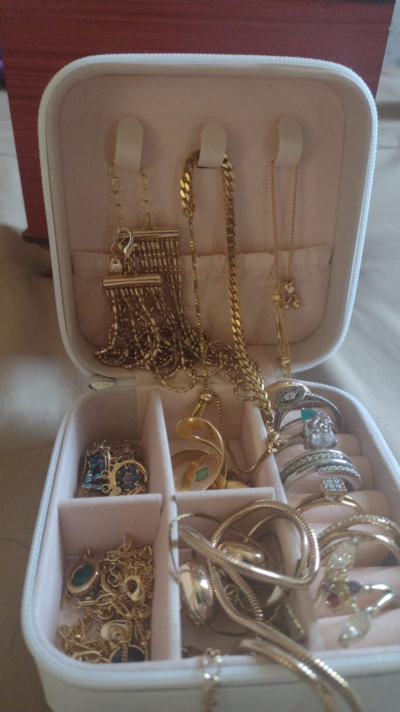Customer photo review of Pulseira Trama Ajustável Banhado em Ouro 18k