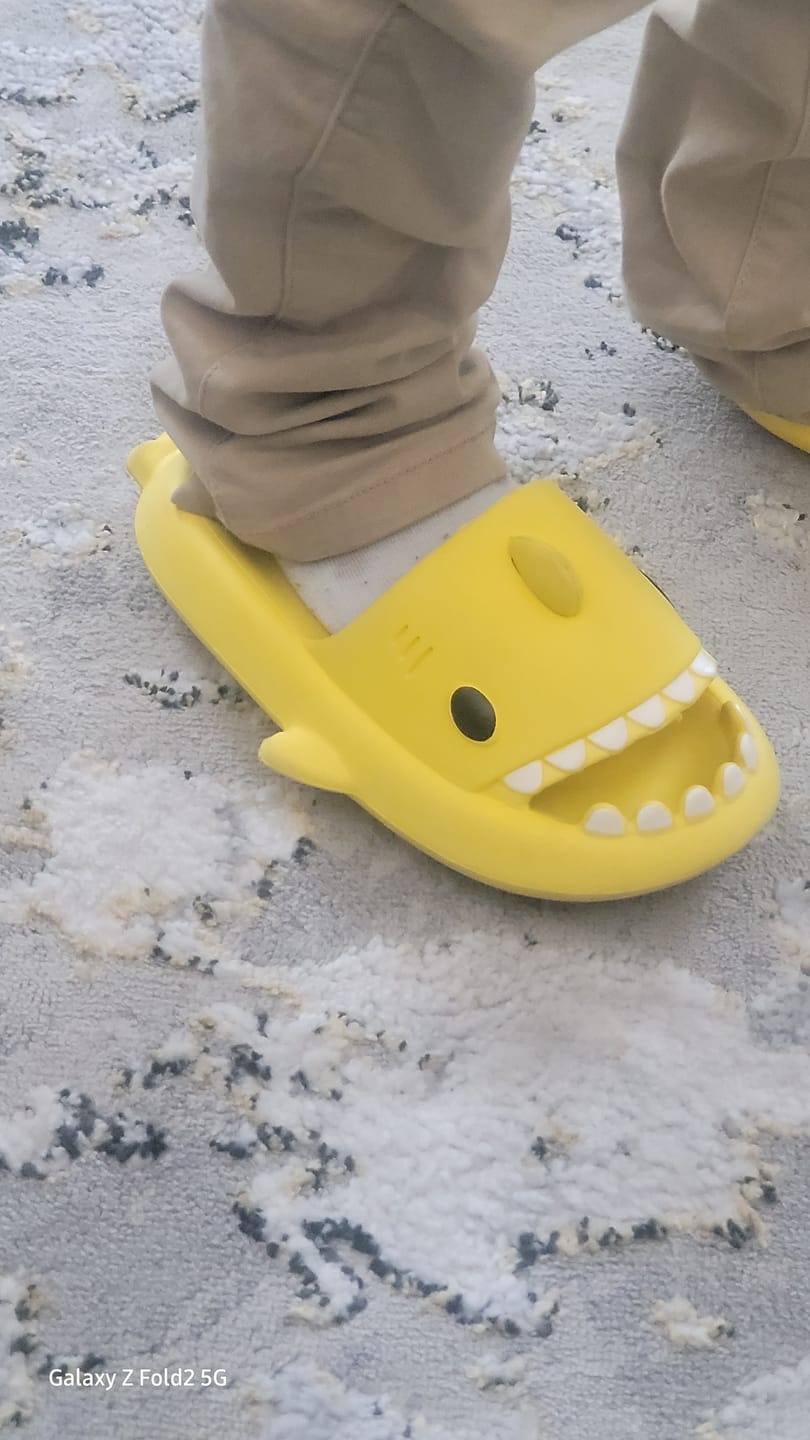 Customer photo review of Kids Shark Slides - Cloud Slides