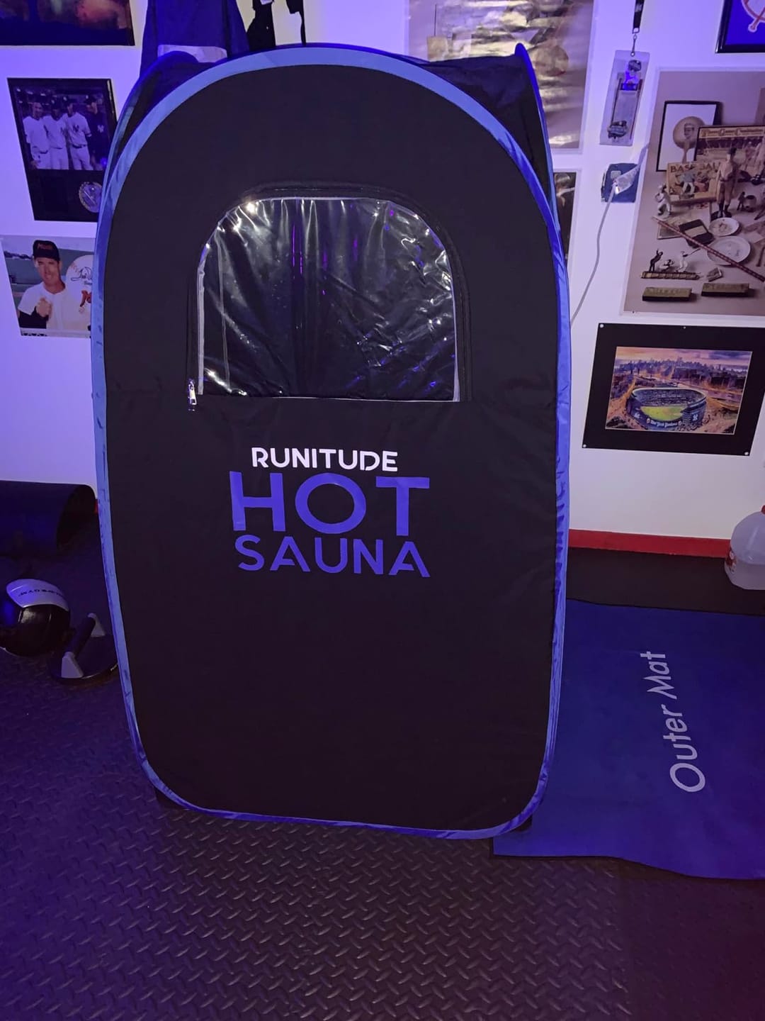 Customer photo review of Runitude Portable Sauna Tent