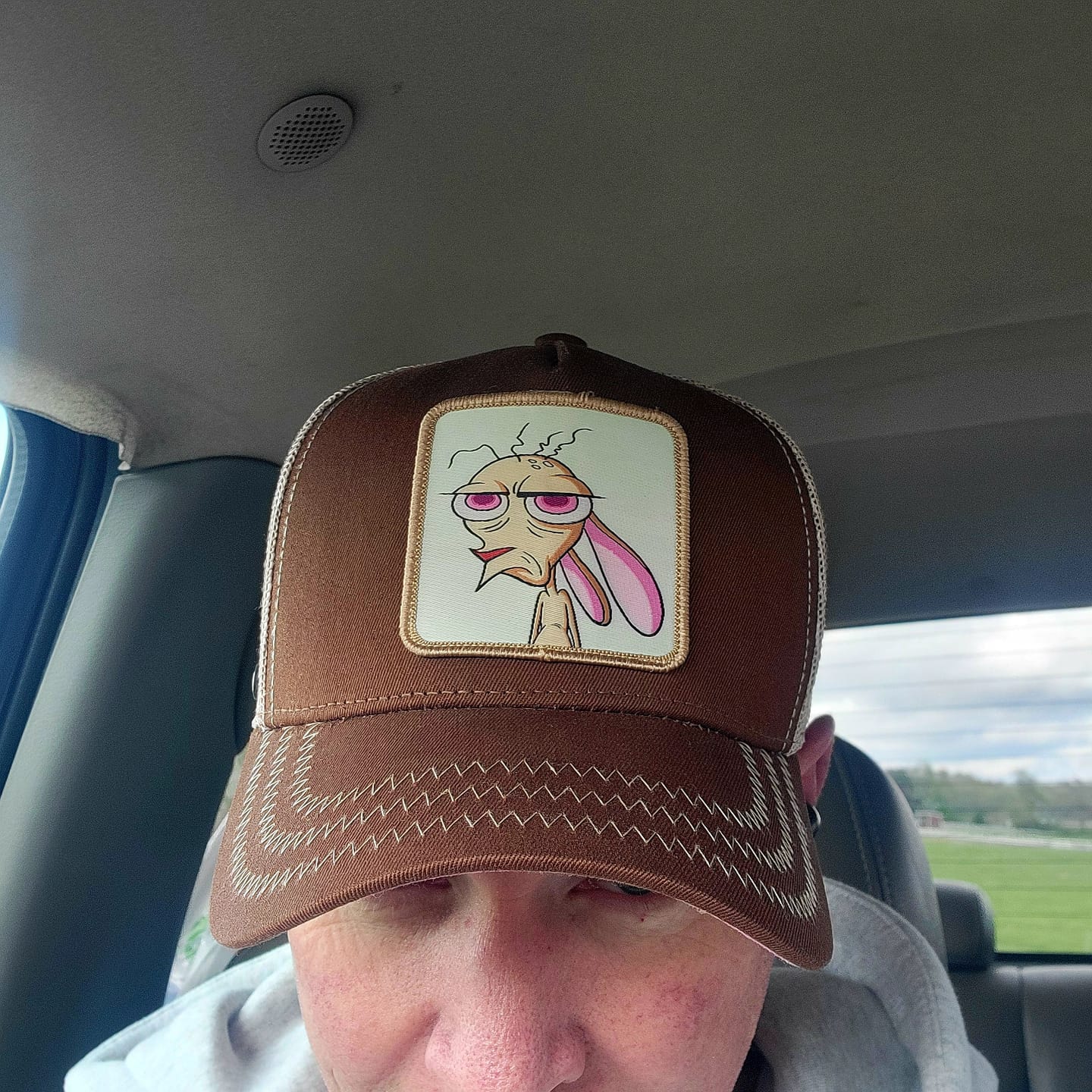 Customer photo review of OVERLORD X Ren & Stimpy: Ren Trucker Cap