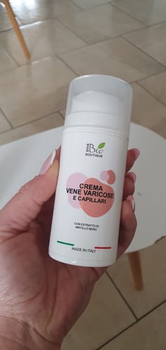Customer photo review of Crema Vene Varicose e Capillari