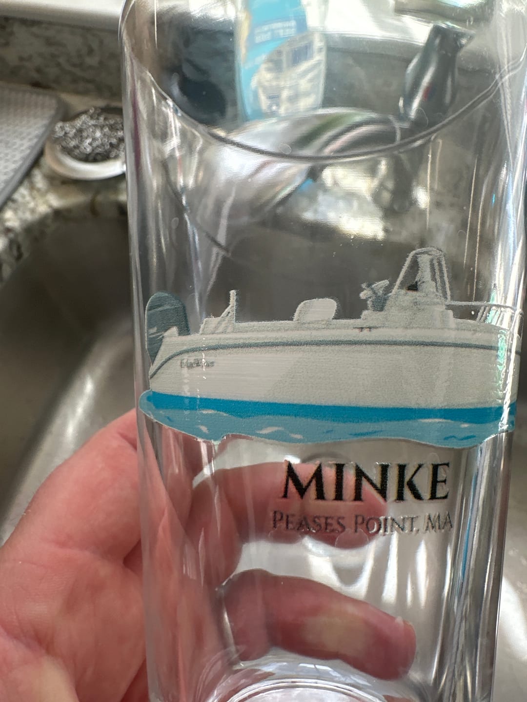 Customer photo review of Custom Pint Glasses