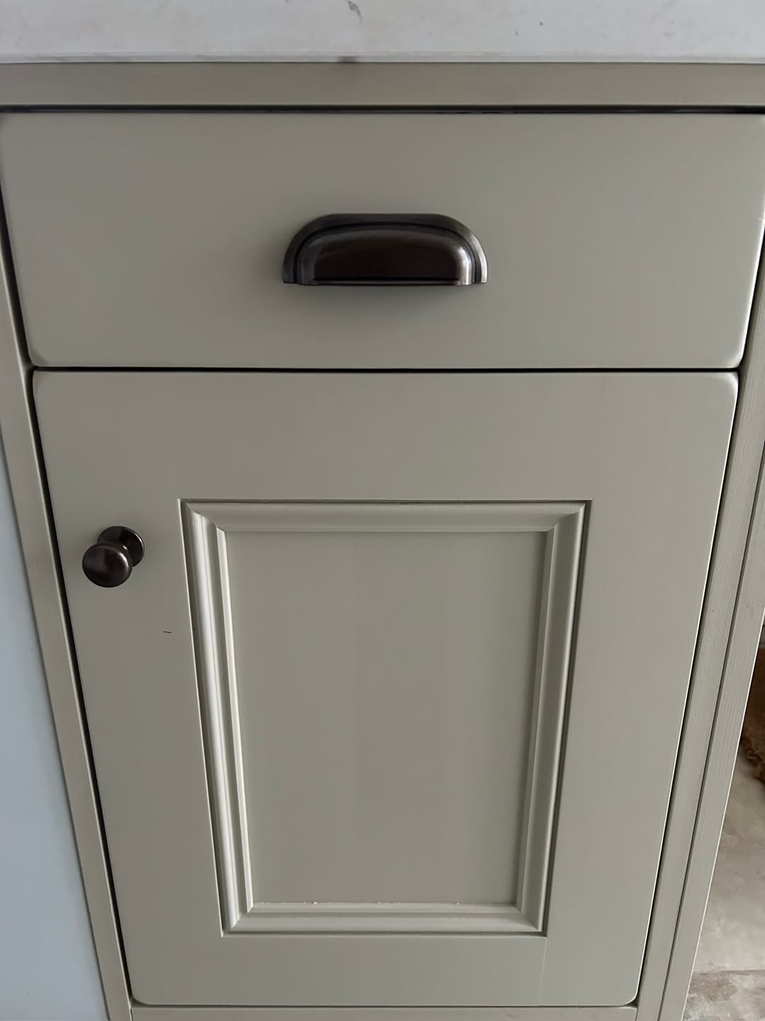 Customer photo review of Hampton Old Brass Cupboard Handles