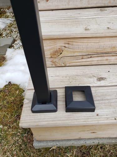 Customer photo review of Stair Handrail Kit