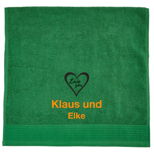 Customer photo review of Personalisiertes Handtuch mit Namen für Erwachsene bestickt