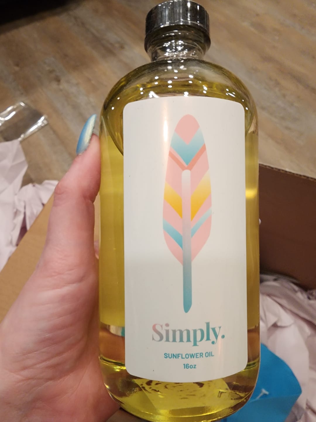 Customer photo review of Pre & Post Waxing Oils (PRO Bulk Sizes)