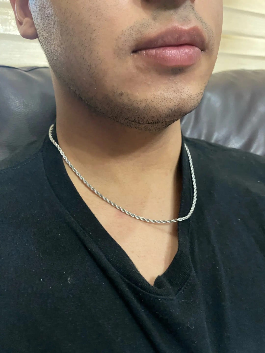 Customer photo review of Rope Chain (Silver) 3MM