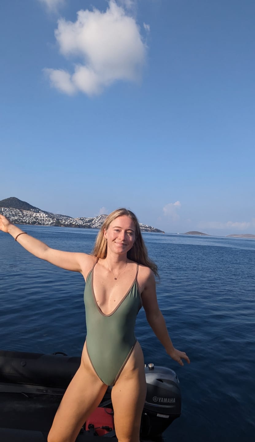 Customer photo review of Original Cut Swimsuit (Green)