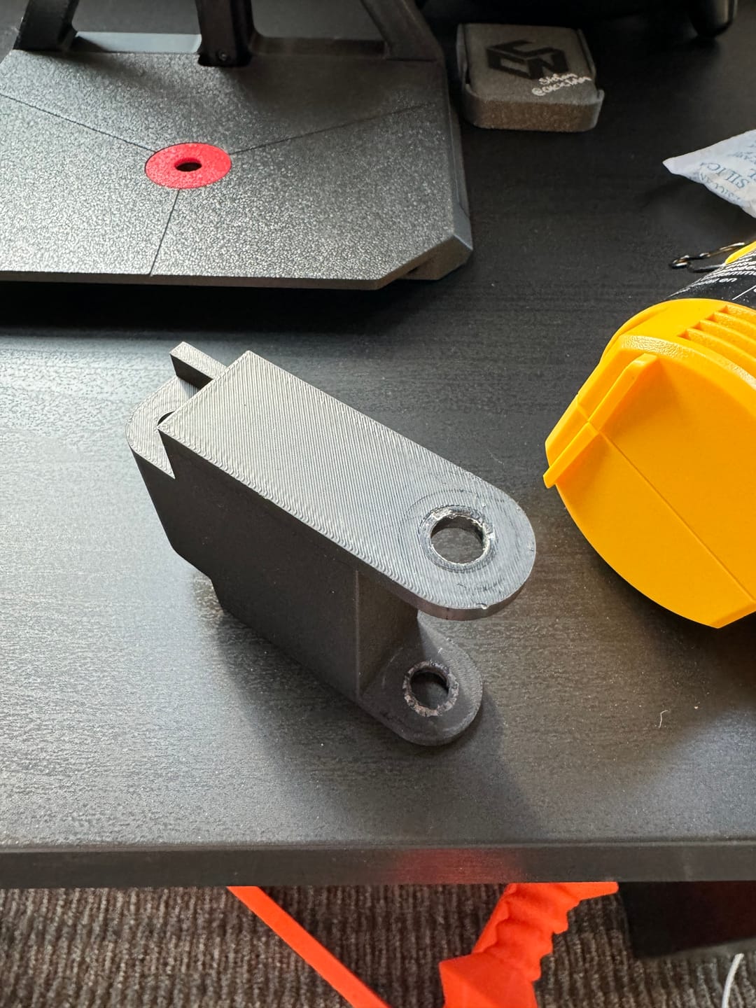 Customer photo review of Matte Black PETG Filament 1.75mm 1kg