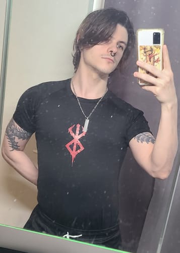 Customer photo review of Berserk Compression T-Shirts