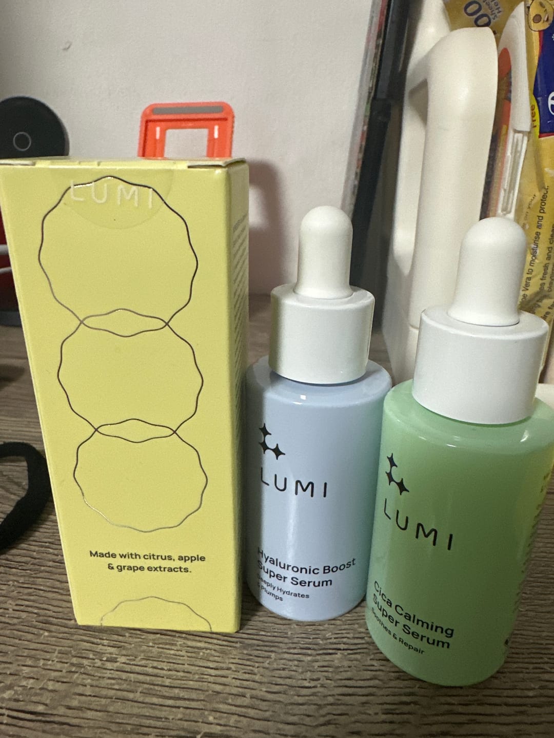 Customer photo review of Super Serum Trio