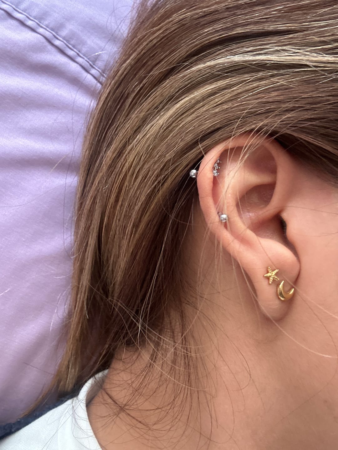 Customer photo review of Piercing Starfish