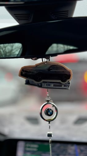 Customer photo review of Custom Car Air Freshener