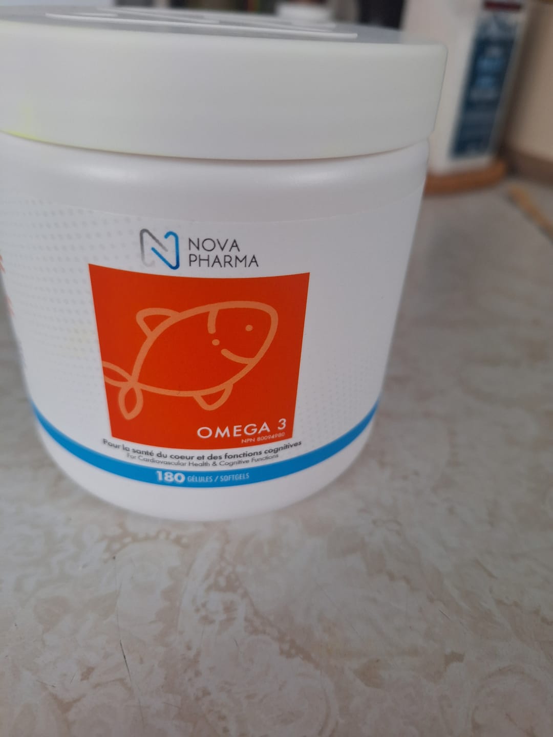 Customer photo review of Nova Pharma - Oméga 3 (180 gélules)
