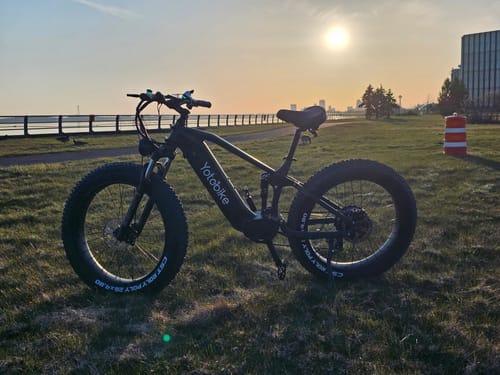 Customer photo review of Yoto Leopard Fat Tire Full Suspension Ebike