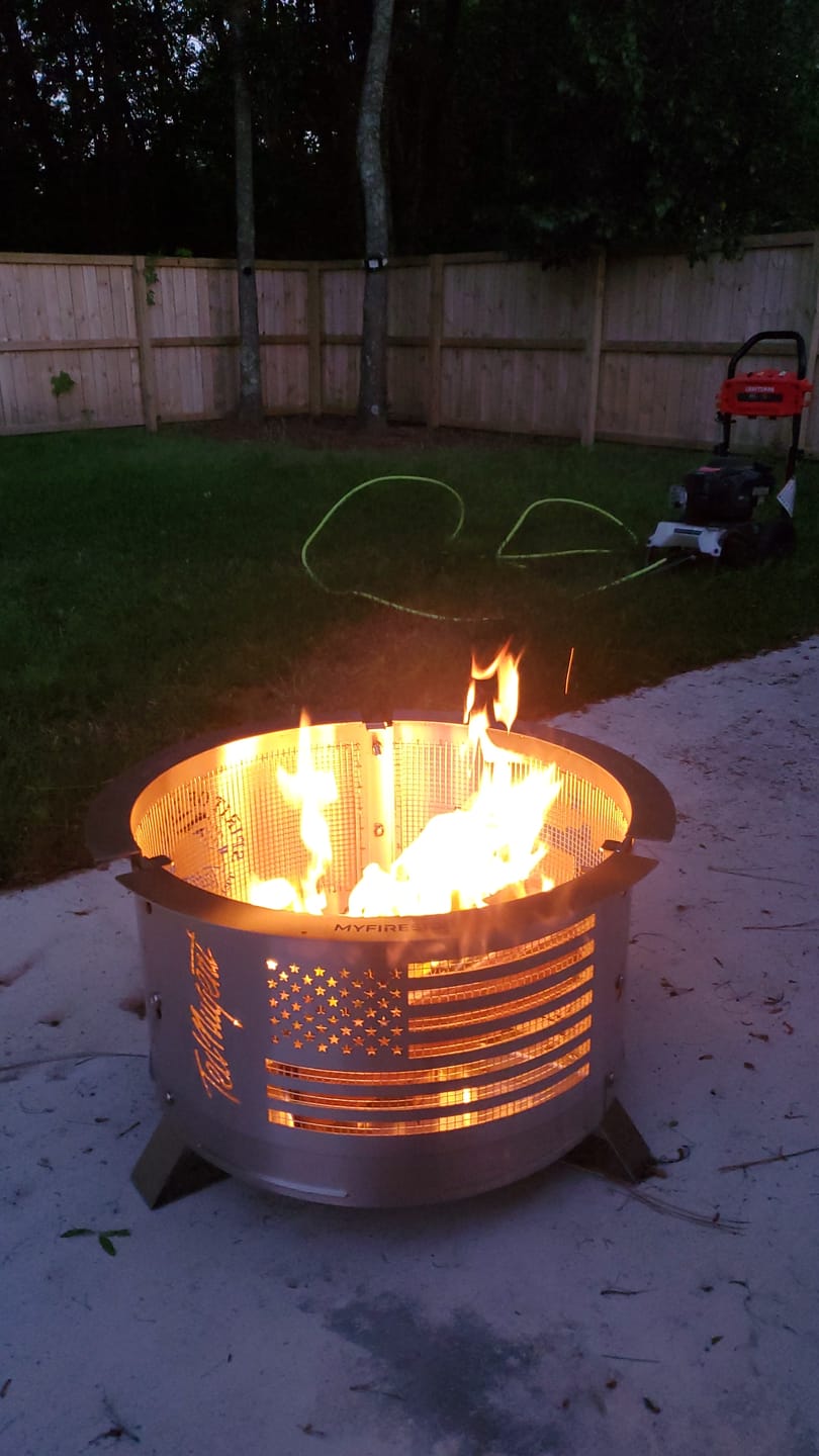 Customer photo review of TED NUGENT MYFIRESIDE PIT