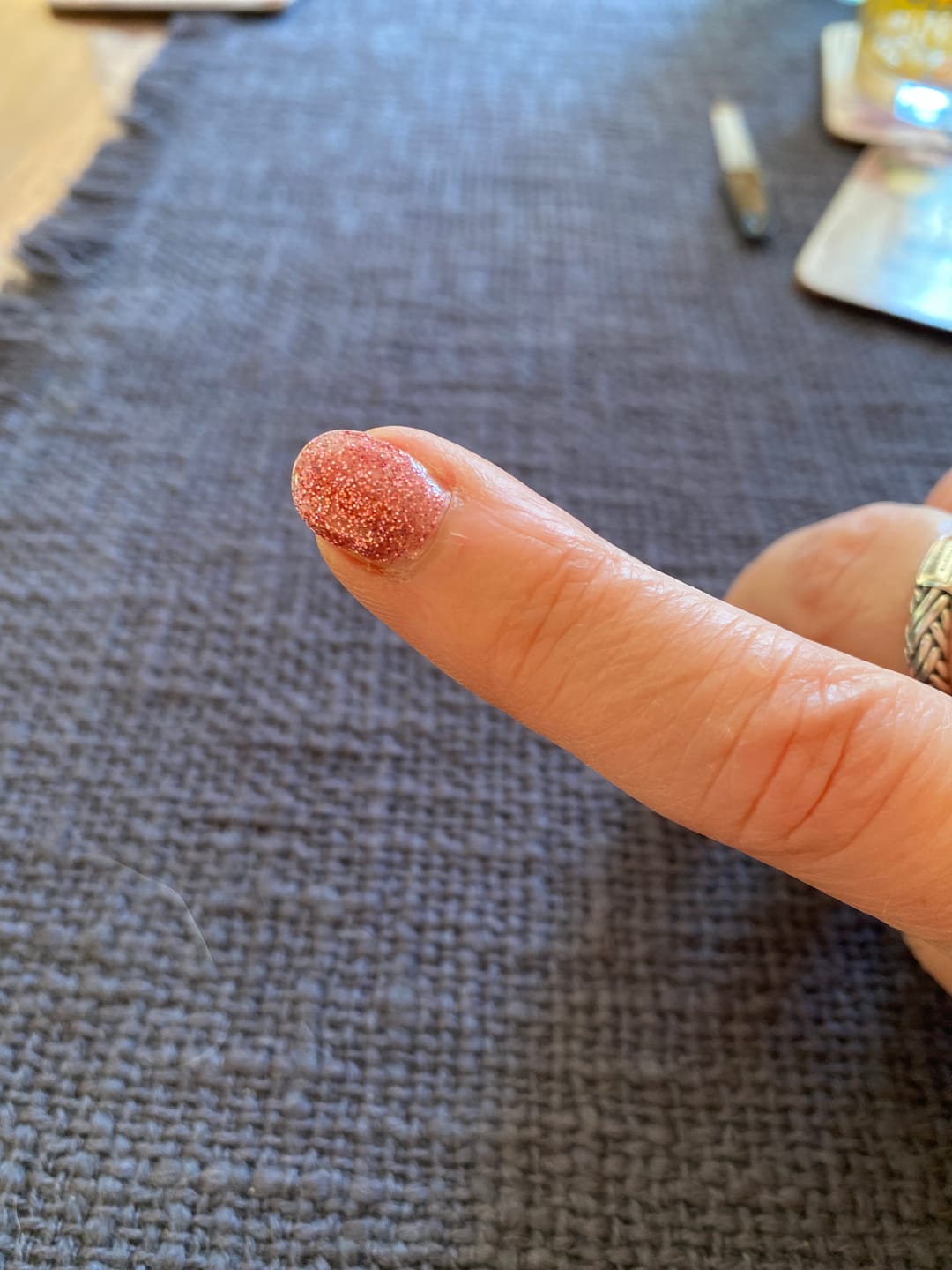 Customer photo review of Pink Lemonade Dipping Powder