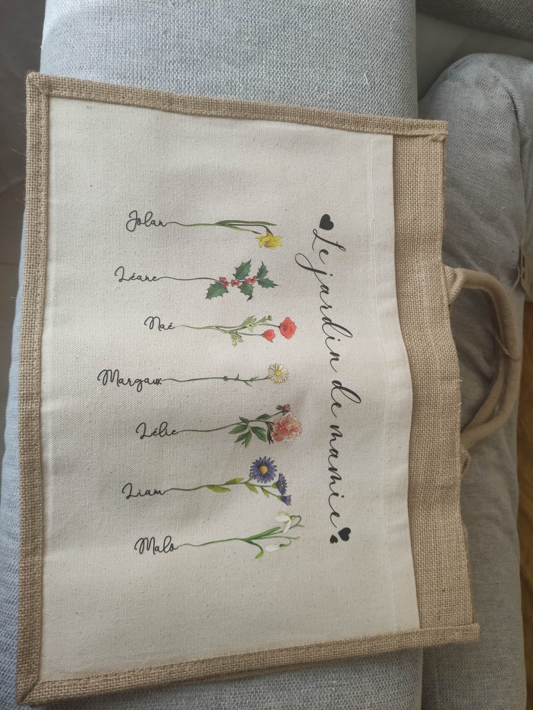 Customer photo review of Le jardin de mamie - Grands-parents-Sac