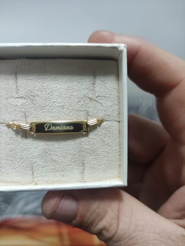 Customer photo review of Bracciale Nome Bimbo