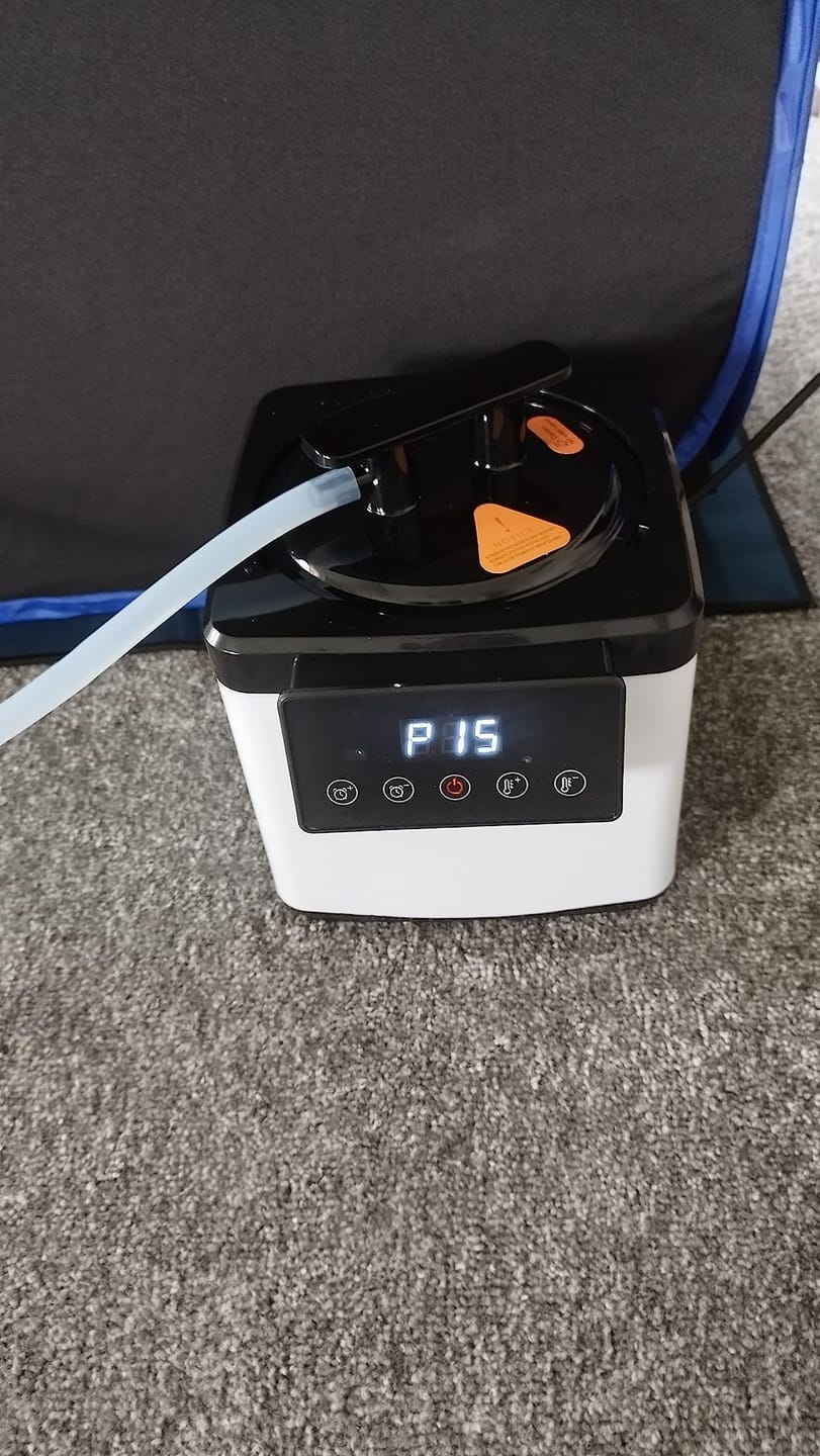 Customer photo review of Runitude Portable Sauna Tent