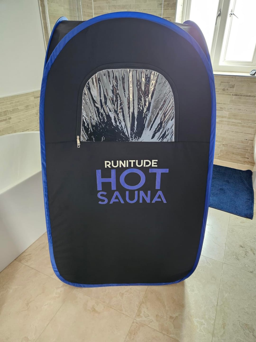 Customer photo review of Runitude Portable Sauna Tent