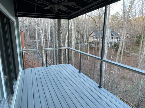Customer photo review of Cable Railing Post