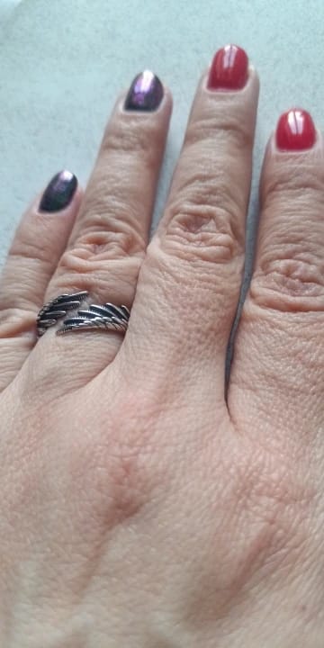 Customer photo review of טבעת כנפיים מידה אחת