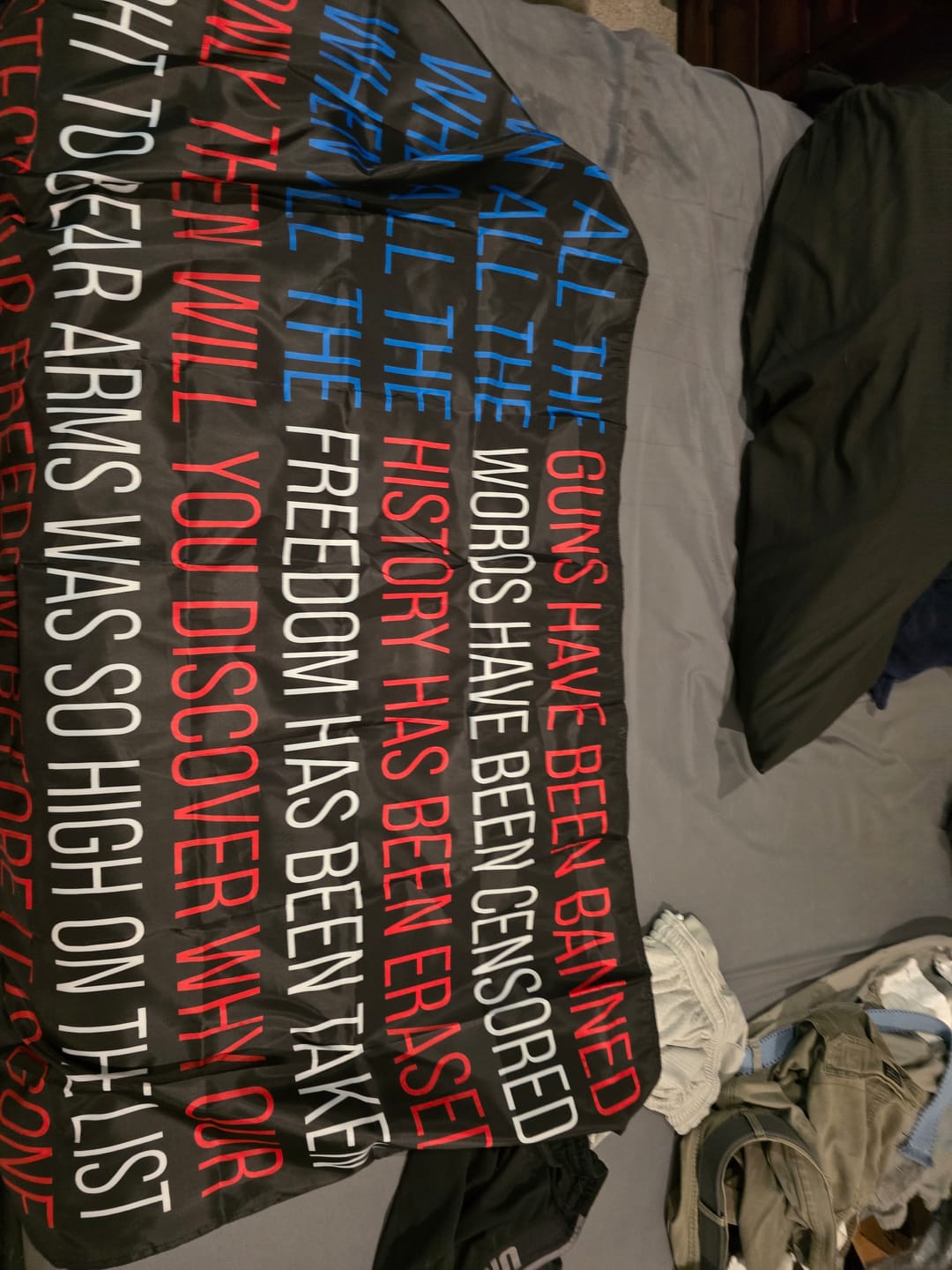 Customer photo review of We The People 1776 Flag