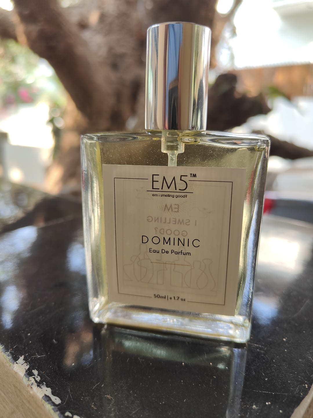 Customer photo review of EM5™ Dominic (Private Blend) Perfume for Men | Woody Citrus Warm & Spicy Fragrance Accords | Eau De Parfum Spray | Luxury Gift for Him | Sizes Available: 50 ml / 15 ml
