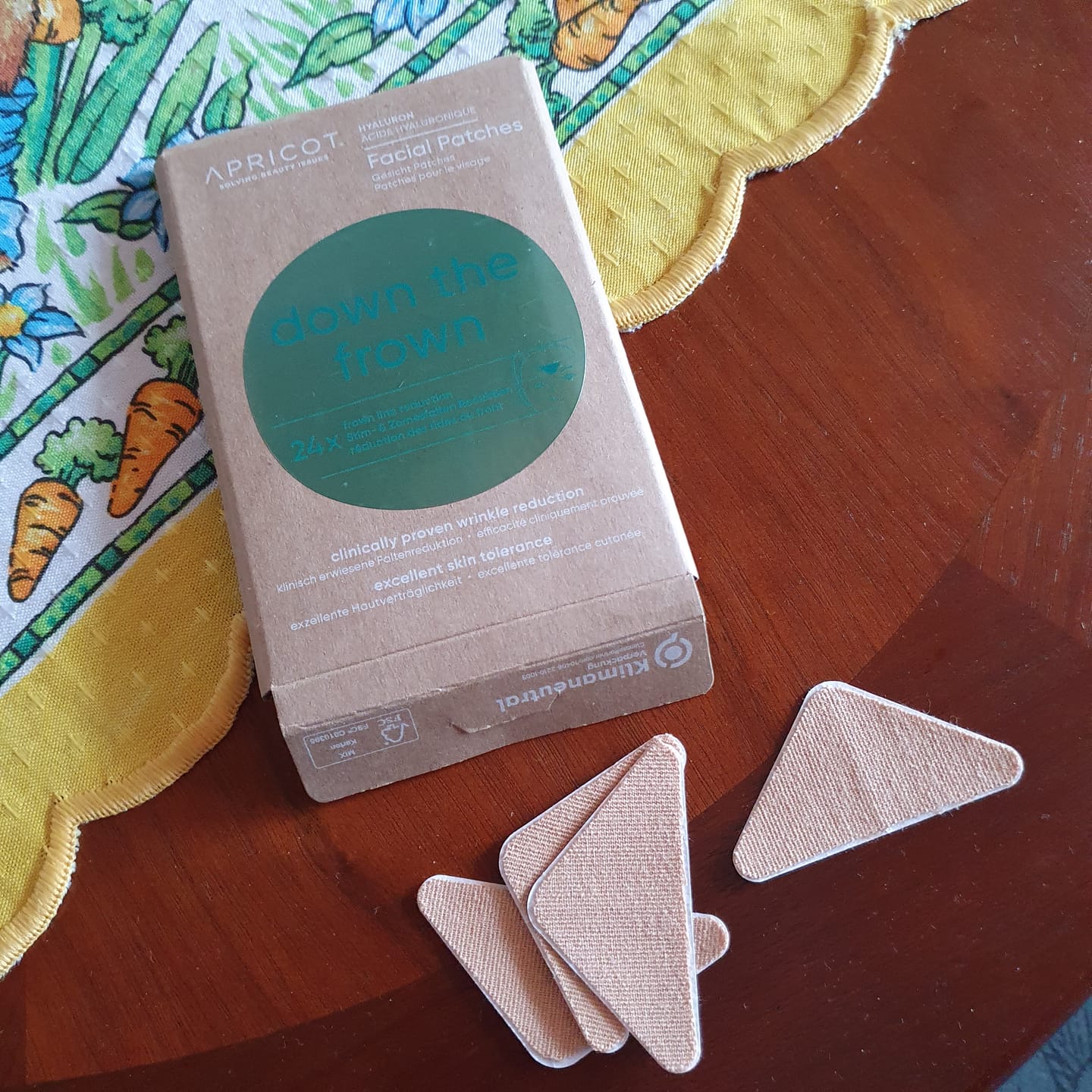 Customer photo review of Gesicht Patches mit Hyaluron - MINI PACK