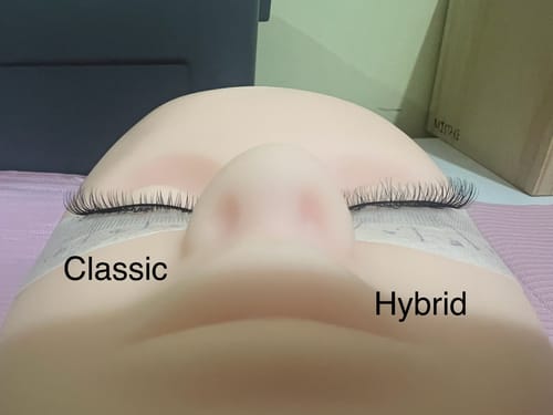Customer photo review of Online Eyelash Extension Course (Classic, Hybrid & Volume)
