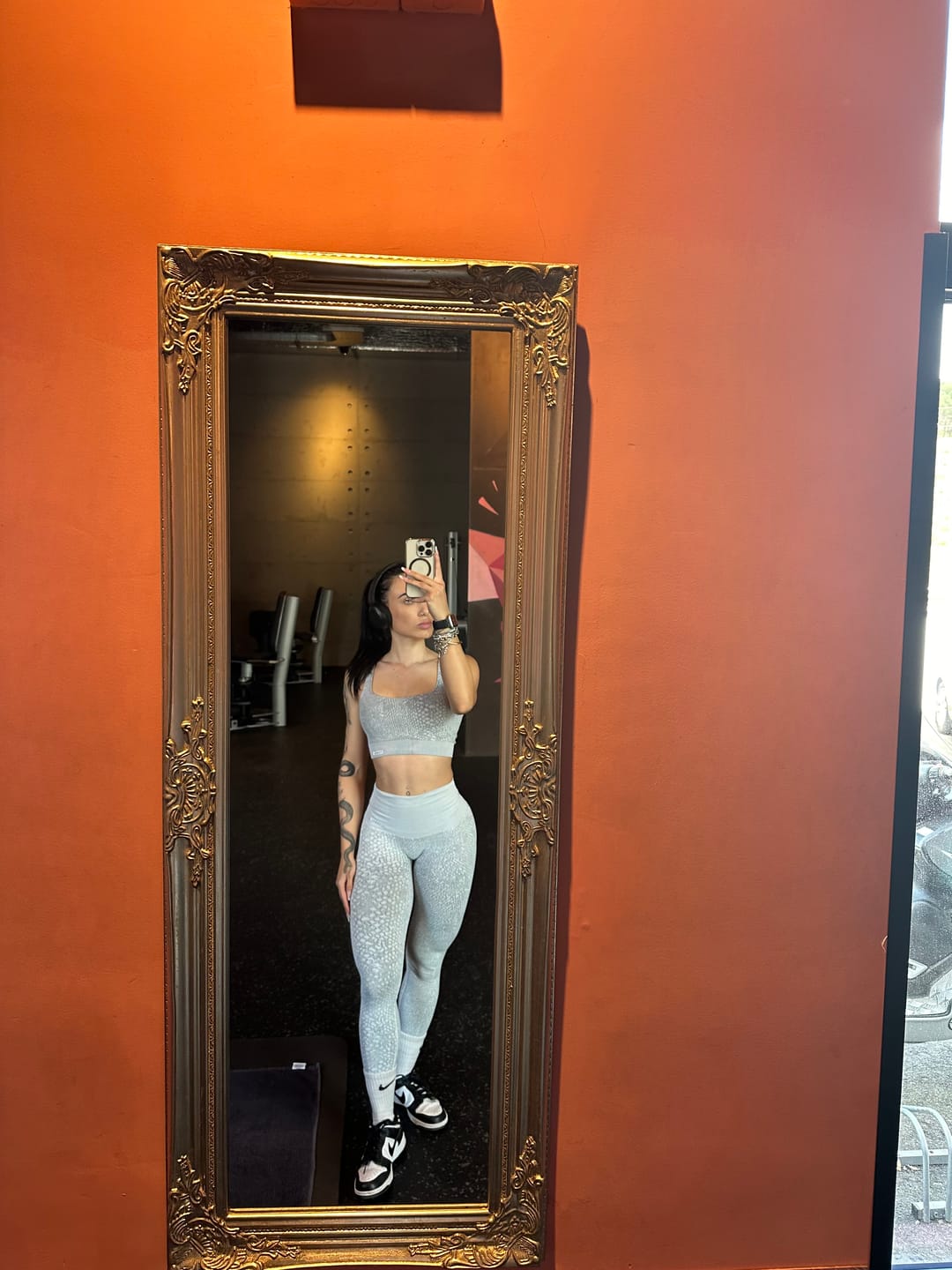 Customer photo review of Leggings Jungle Pitone Ghiaccio