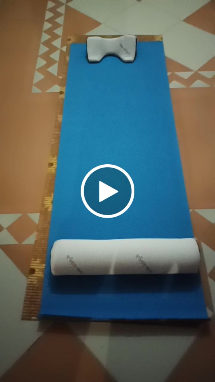Customer video review of Neck and Back Exercise Pillow - Reduit