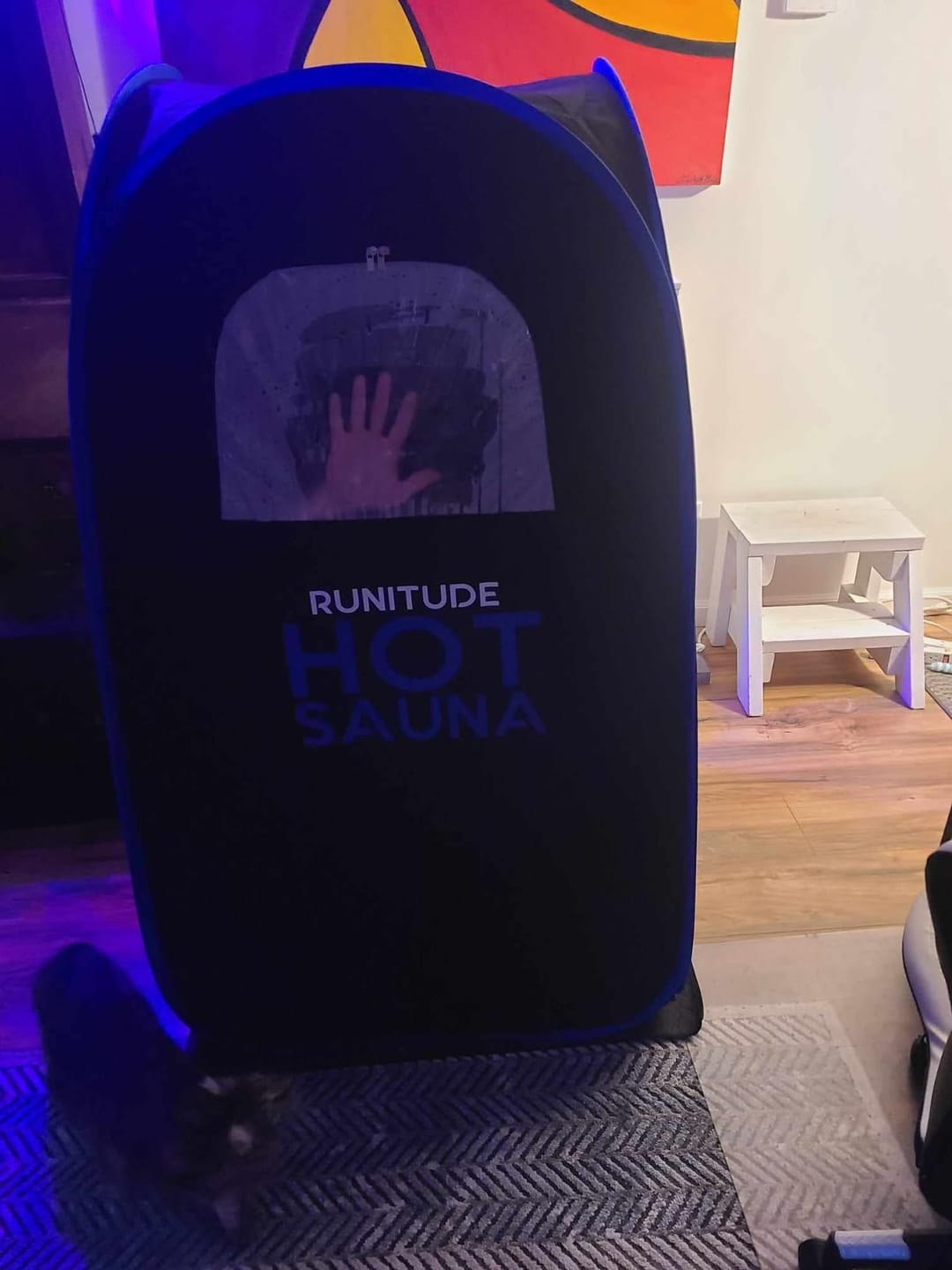 Customer photo review of Runitude Portable Sauna Tent