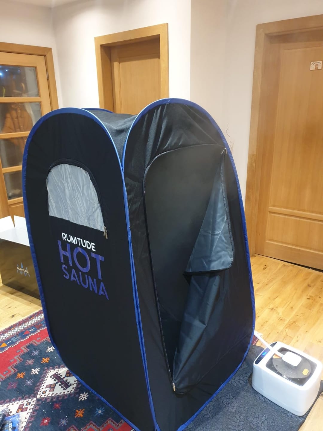 Customer photo review of Runitude Portable Sauna Tent
