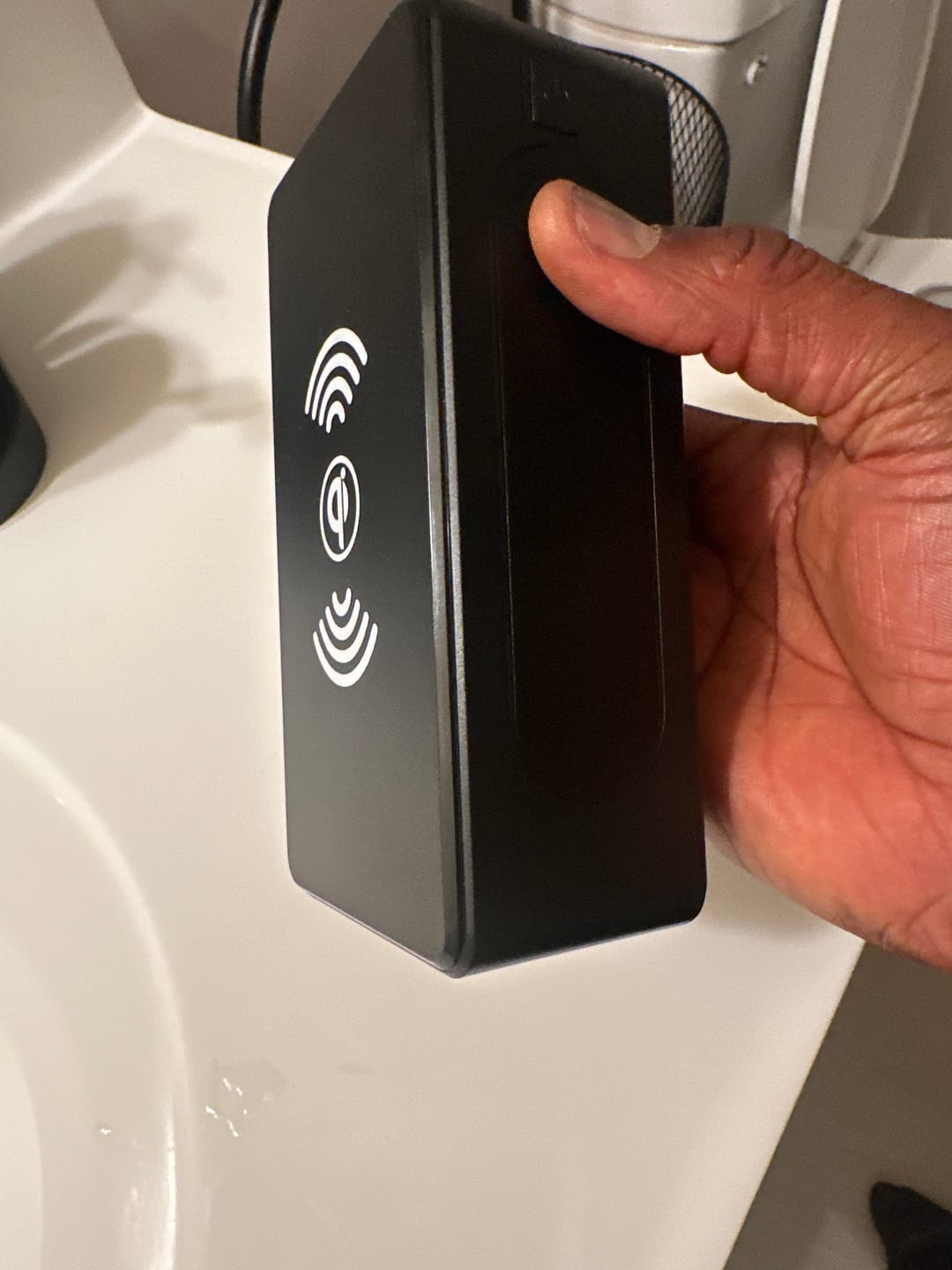 Customer photo review of Mega Wireless Waterproof Solar Powerbank 75,000 mAh