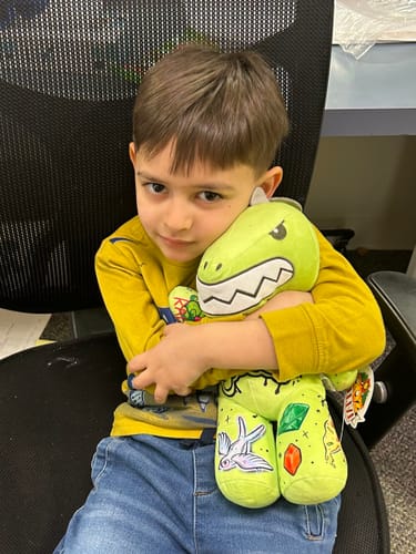 Customer photo review of Thrash the Dino