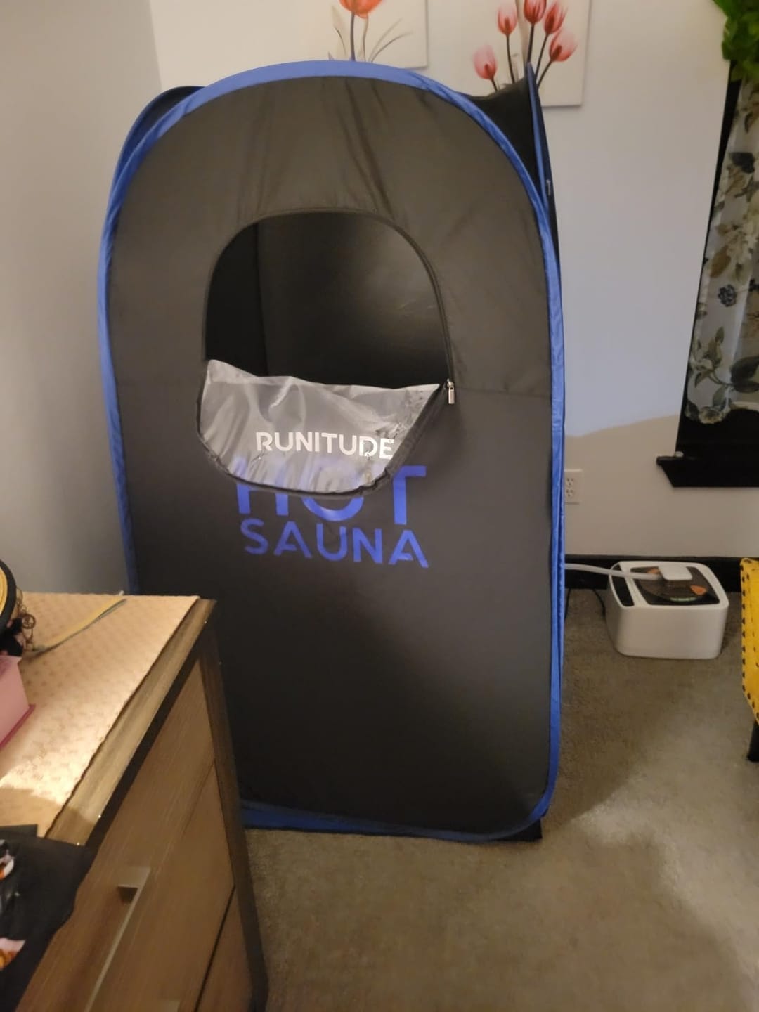 Customer photo review of Runitude Portable Sauna Tent