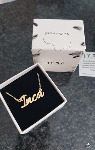 Customer photo review of Collana Nome