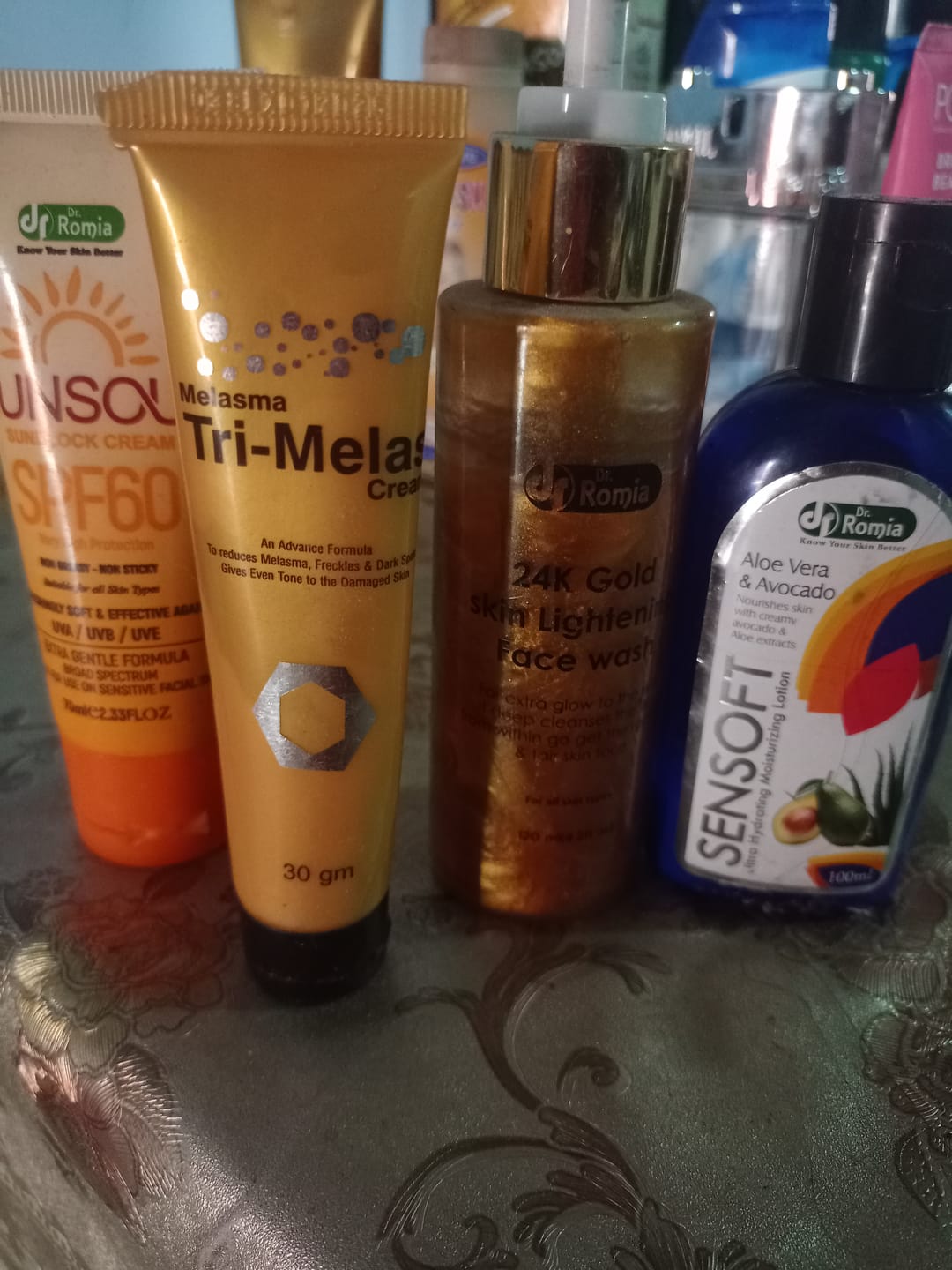 Customer photo review of Tri Melas Cream 3 Pack + Free Sensoft Lotion