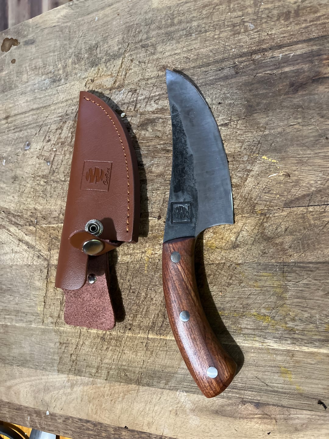 Customer photo review of Fixed Blade's PU Sheath