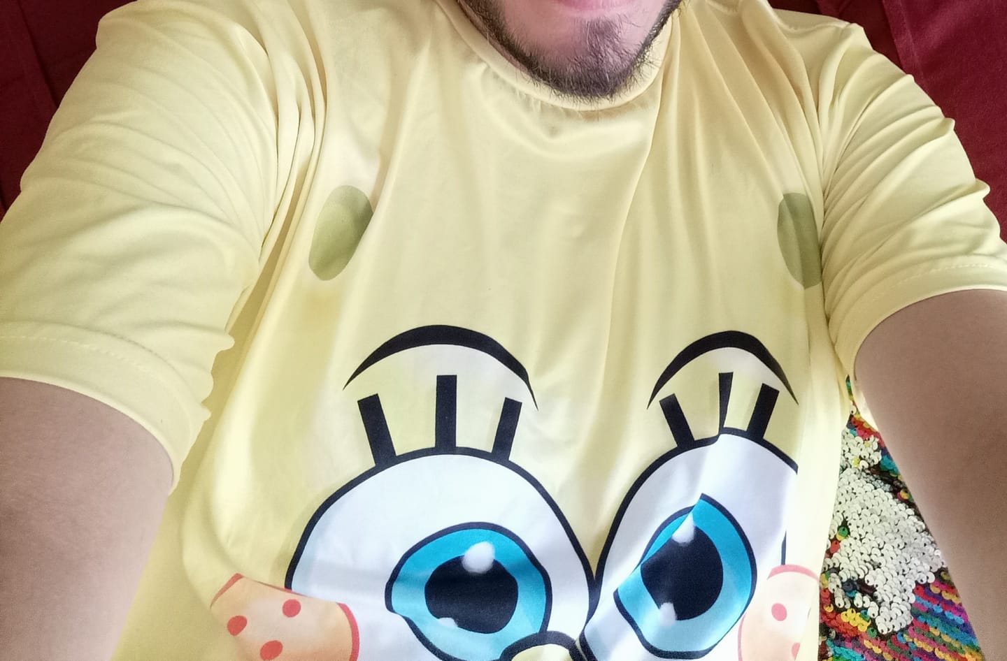 Customer photo review of Traje De Baño Bob Esponja Smile