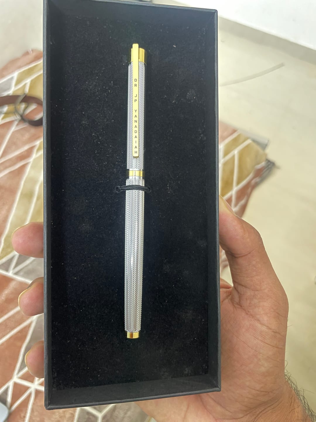 Customer photo review of Personalised Name Pen