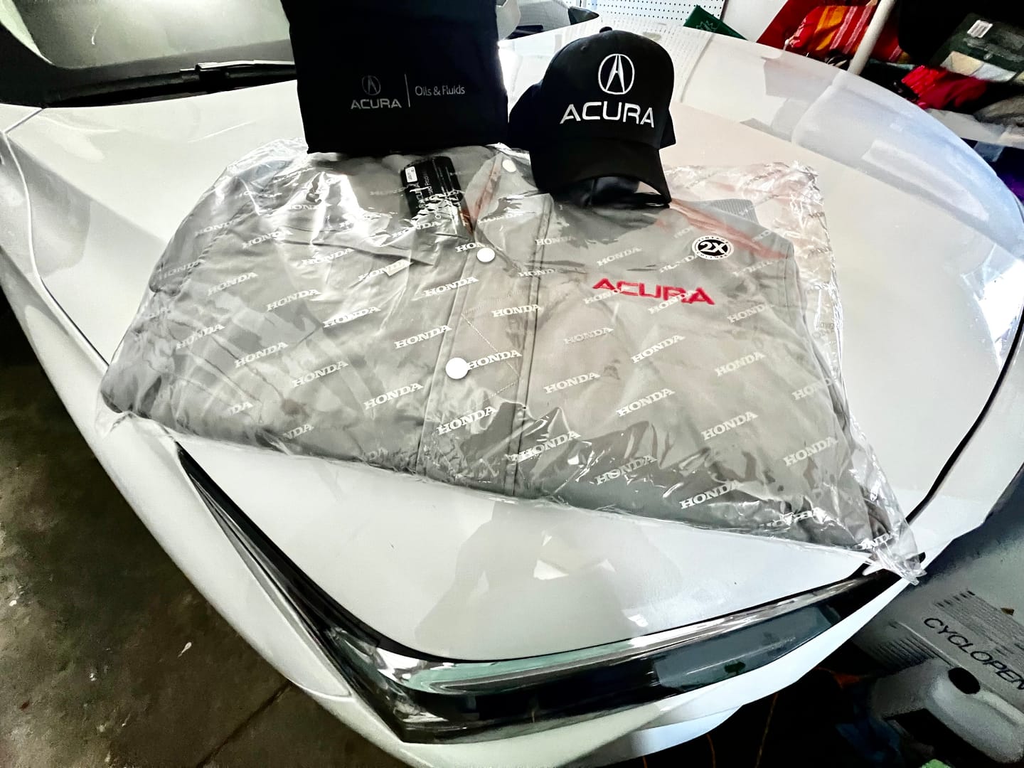 Customer photo review of 1986 Vintage Acura Twill Jacket
