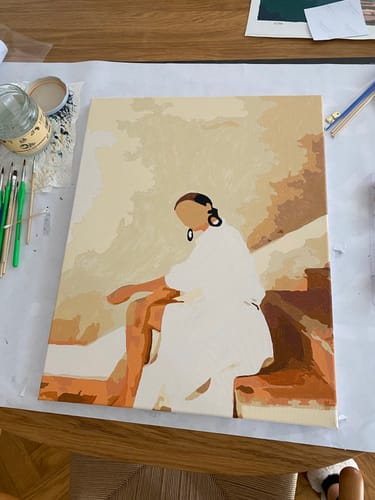 Customer photo review of DIY - UNAMULI PREMIUM Malen nach Zahlen Set