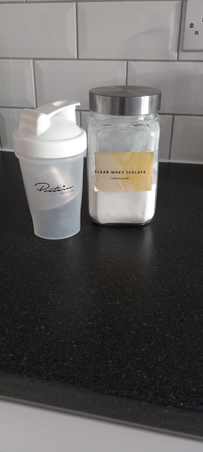 Customer photo review of Clear Whey Protein Powder | 300g