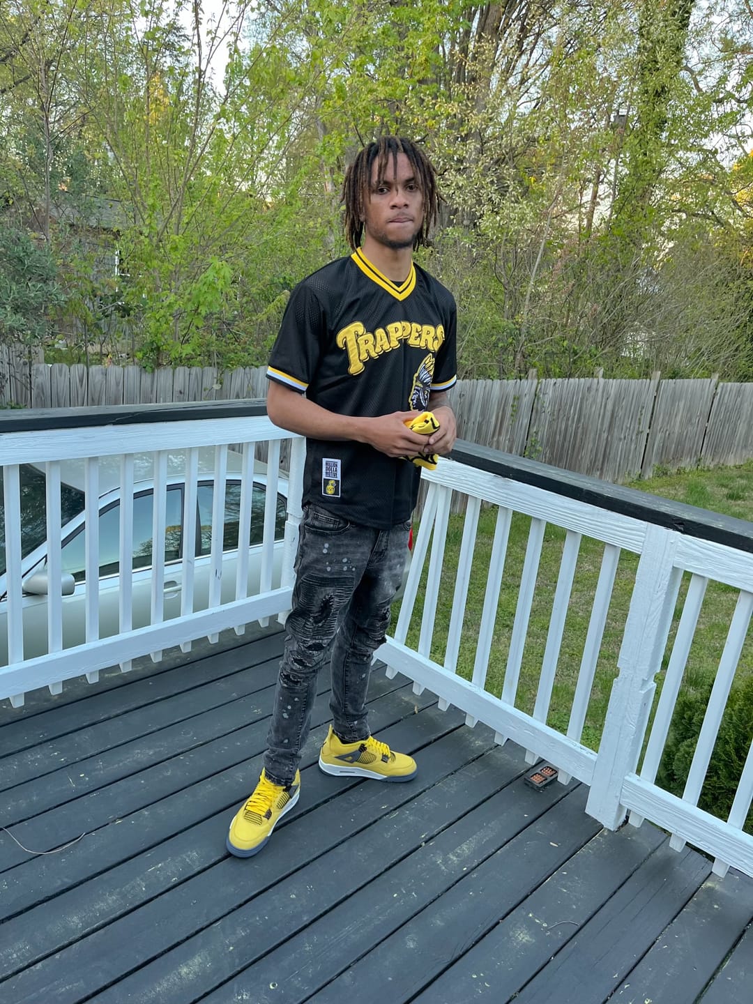 Customer photo review of Trappers - Yellow on Black Jersey