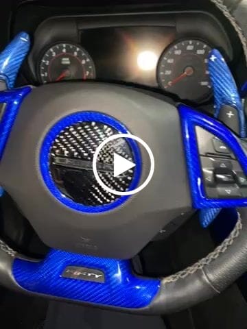 Customer video review of 2016-2024 Camaro Steering Wheel and Airbag Chrome Delete Covers